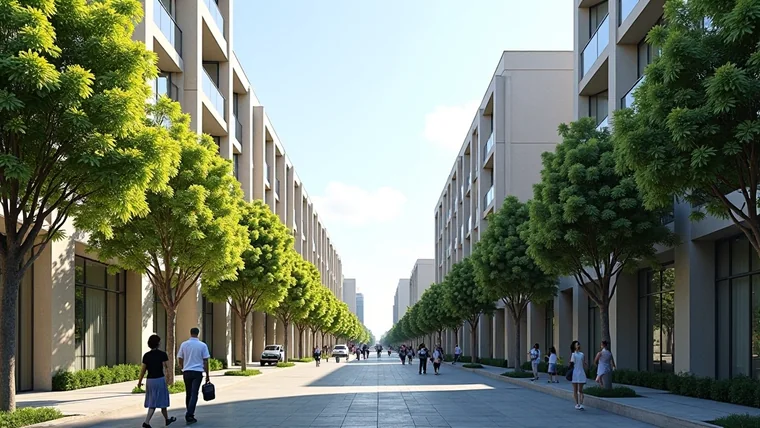 Barrio residencial de baja altura