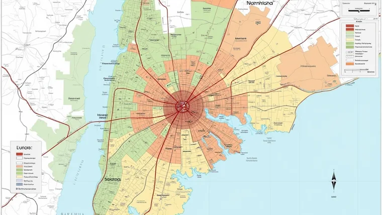 Plano de zonificación urbana